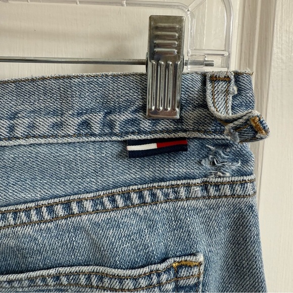 Tommy Hilfiger Jeans Vintage Y2K 2002 UAV UAV Tomboy Bootcut Denim Womens Size 9 - Picture 4 of 15